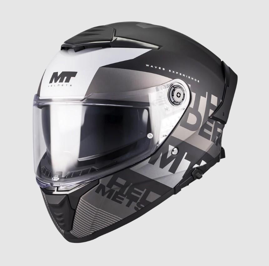 Мотошлем MT THUNDER 4 SV WAVES B2 2026 S Matt (52124)