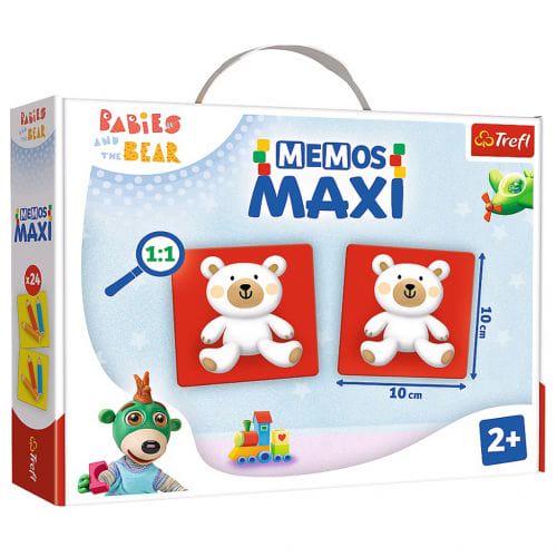 Настольная игра Мемос MAXI Мишки /Trefl (378304)