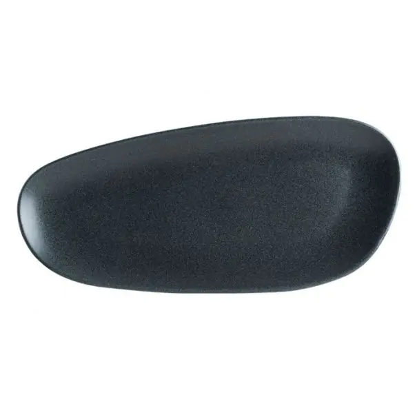 Блюдо прямоугольное Bonna Graphite сервировочное фарфор 36х17 см Графит (169-135-GRPVAO36DT)
