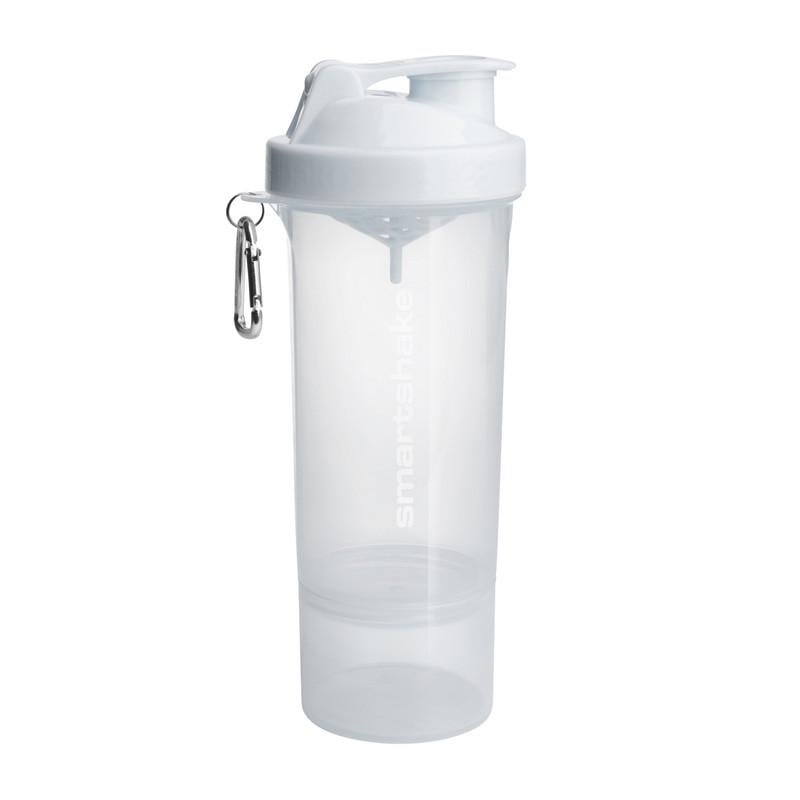 Шейкер SmartShake Slim NEON Pure White 500 мл Білий (07017-01) - фото 1