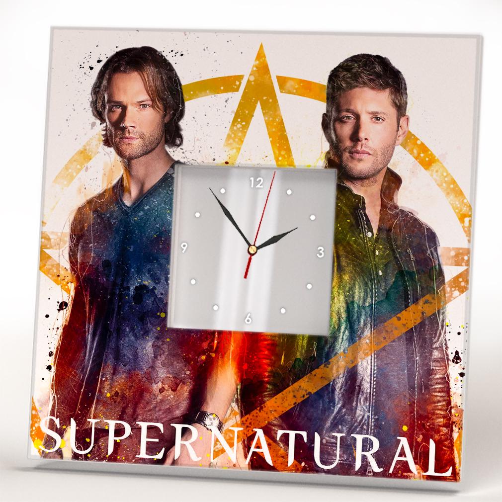Часы настенные "Сверхъестественное" 260x260 мм (C04386)