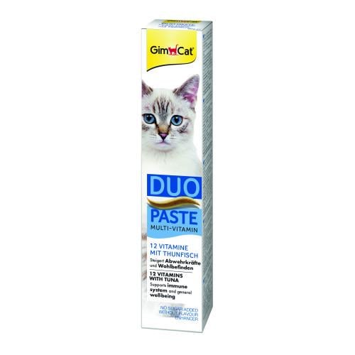 Ласощі для котів GimCat Duo Paste Multi-vitamin 12 vitamins 50 г тунець