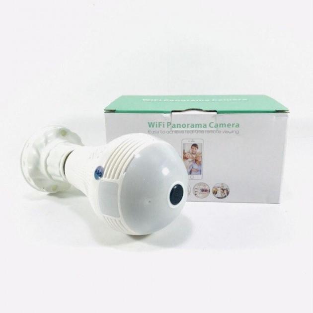 Панорамная потолочная WiFi IP камера видеонаблюдения Лампочка SMART CAMERA - фото 5 Панорамная потолочная WiFi IP камера видеонаблюдения Лампочка SMART CAMERA - фото 5