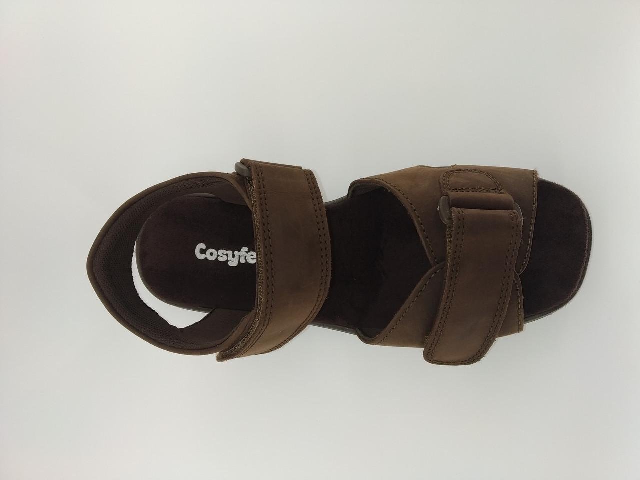 Сандалии мужские кожаные Cosyfeet 014 Bradford р. 40 26,5 см Коричневый (1207877832) - фото 5 Сандалии мужские кожаные Cosyfeet 014 Bradford р. 40 26,5 см Коричневый (1207877832) - фото 5