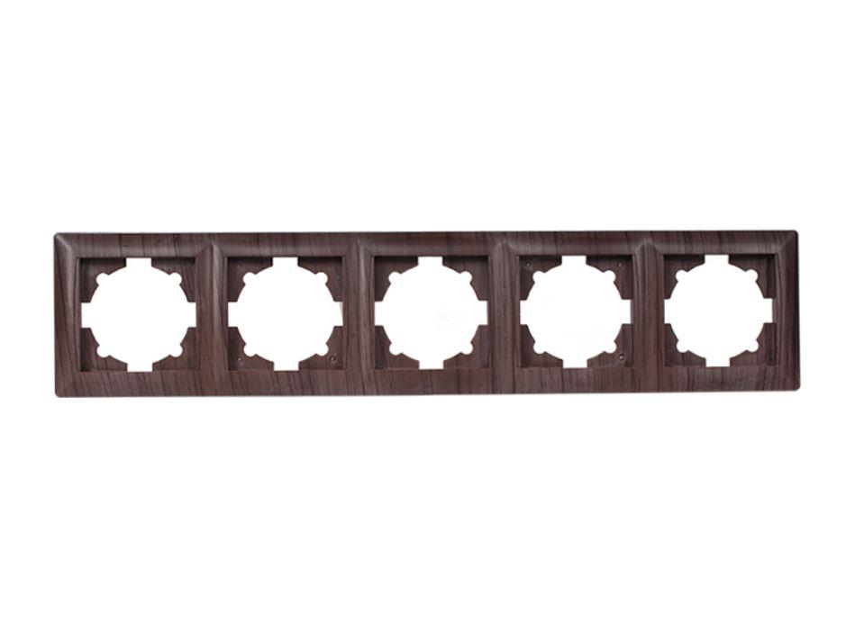 Рамка 5-я горизонтальная Luxel Primera Вишневый (3925)