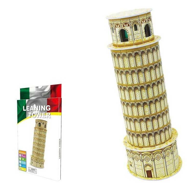 Пазлы 3D HS-M 20604 Leanang Tower 8 деталей в коробке (6969204271132)