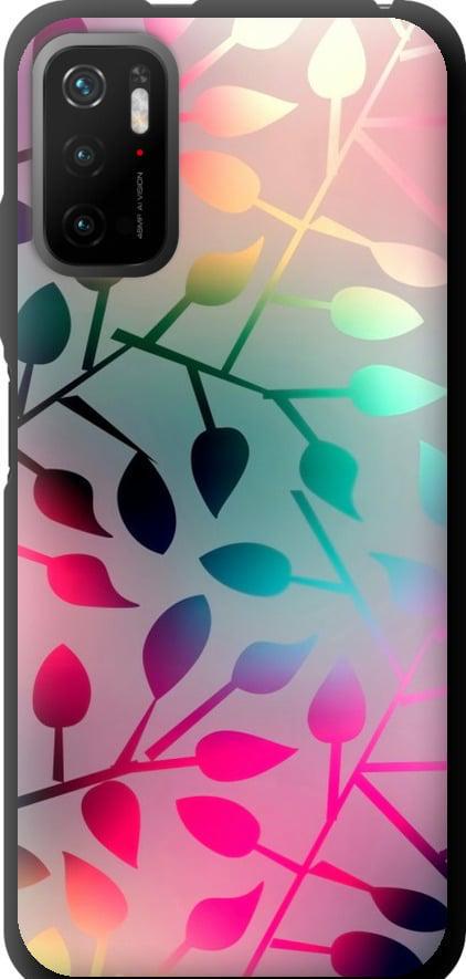 Чехол на Xiaomi Redmi Note 10 5G Листья (2235b-2556-42517)