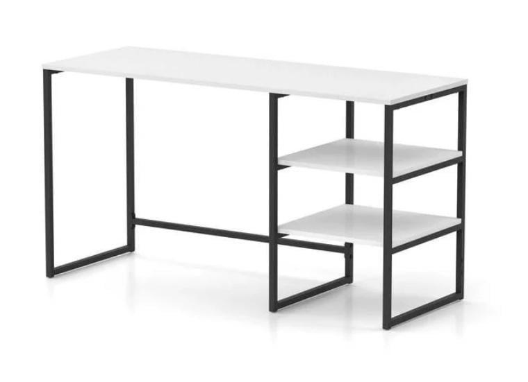 Стіл Knap Knap Frigate Loft з металевими ніжками 138х51х75 см Білий