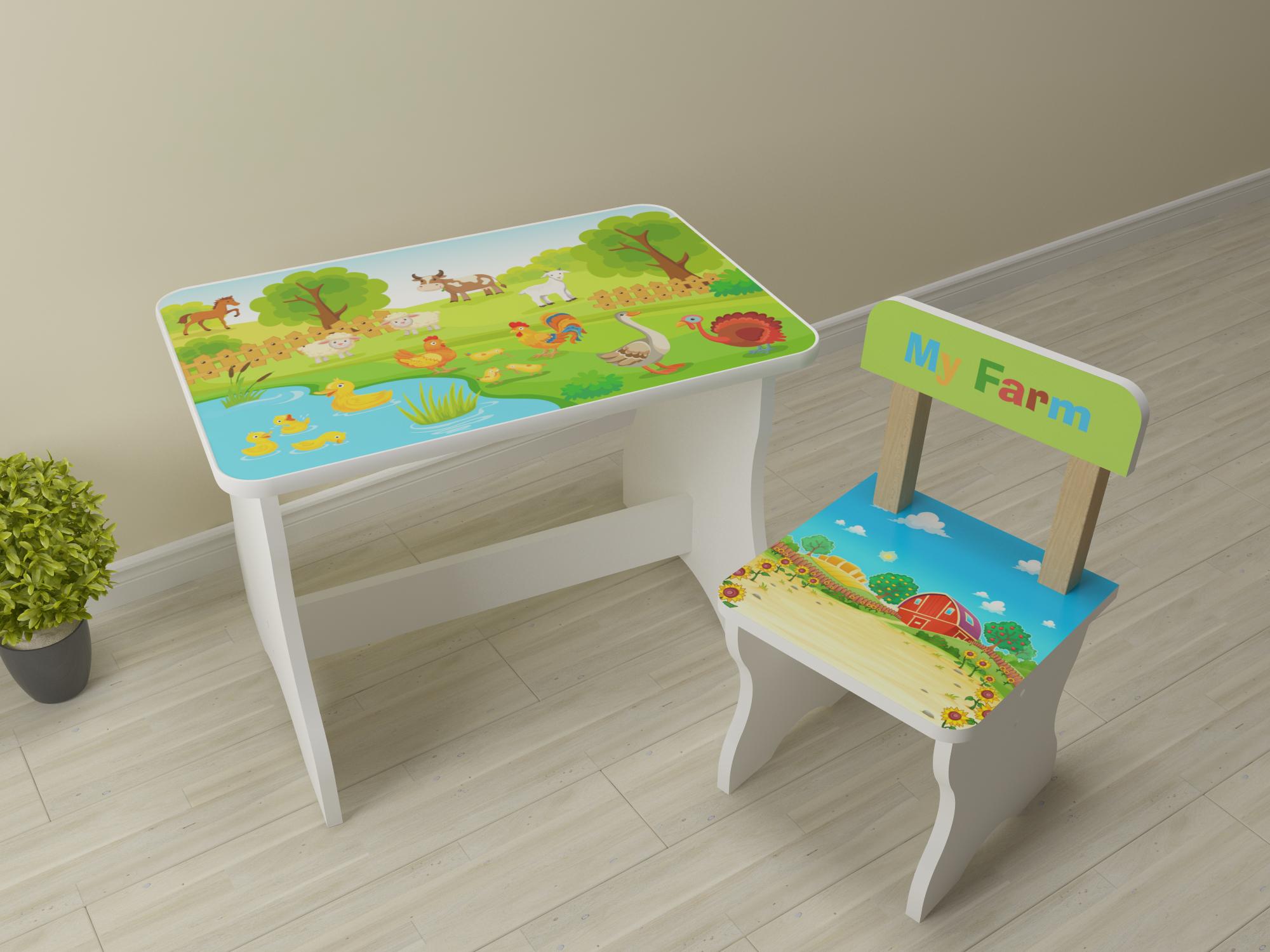 Столик зі стільцем Ферма (036)