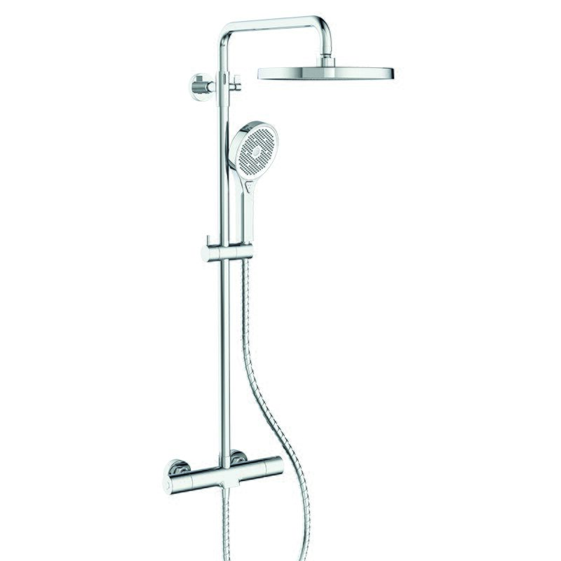 Душевая колонна KOER KB-55013-01 с термостатическим смесителем Хромовый (KR4730)