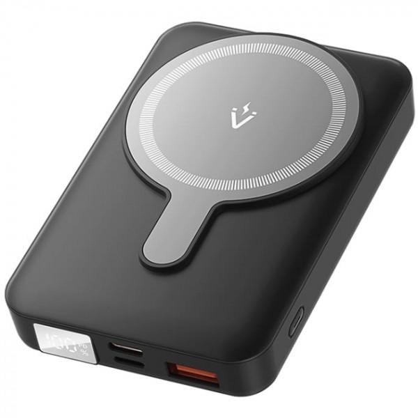 Повербанк Vention Magnetic Wireless 10000 mAh 22,5W LED Display Black (FHTB0)