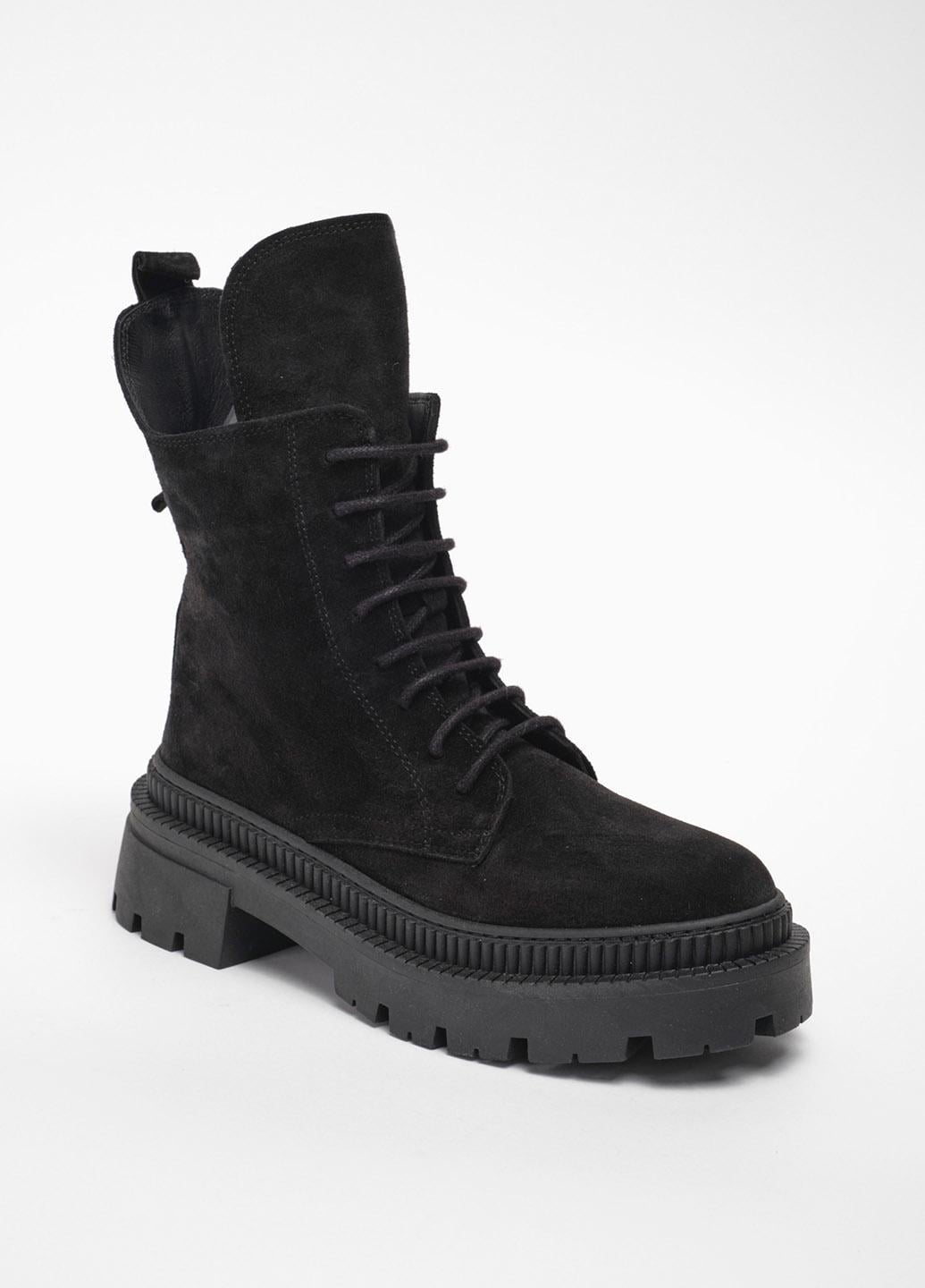 Ботинки женские замшевые Miss Roy 8706 630 341878 р. 37 Черный (341878_37)