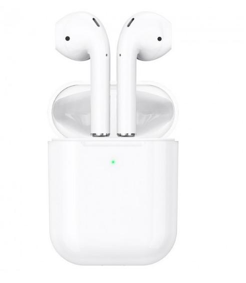 Бездротові Hoco ES39 Bluetooth 5.0 навушники сенсорні з кейсом White