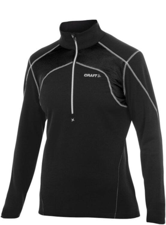 Жіноча кофта CRAFT Bodymapped Halfzip 1900920-9900 M Black/White