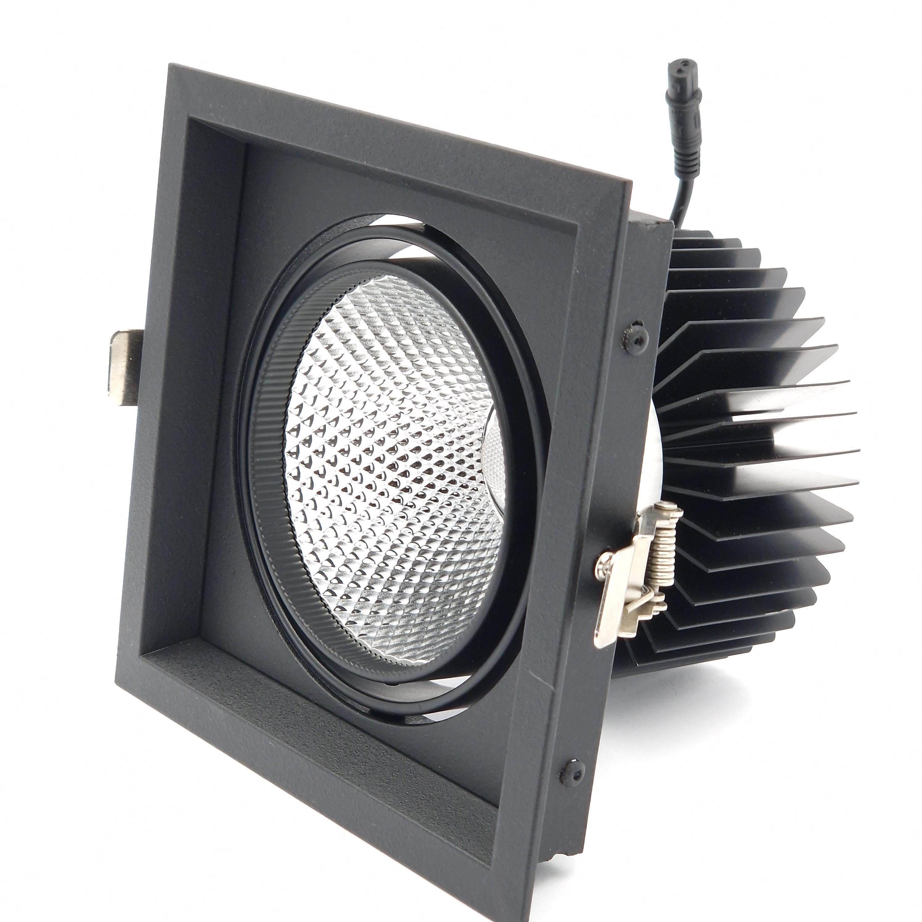 Светильник точечный врезной Light Club 30 Вт 4000 К Черный (LC-14-1-30-4-BK) - фото 2