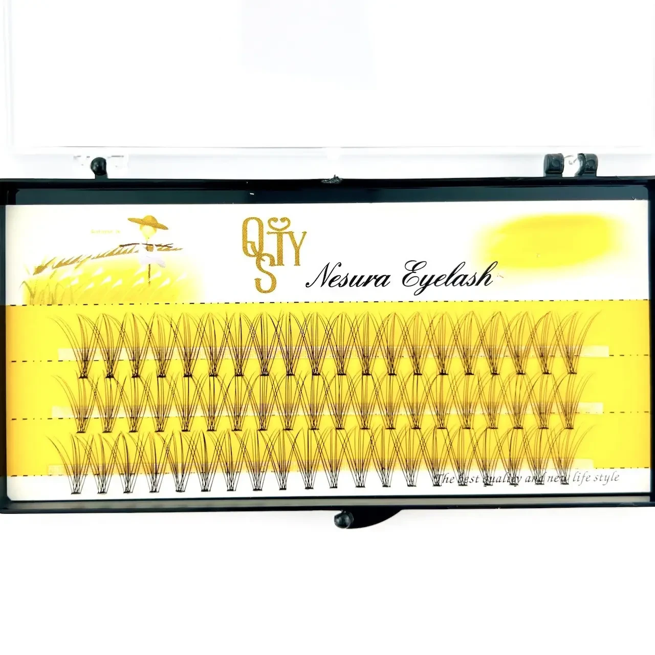 Вії пучкові Nesura Eyelash Classic 10D 0,10 вигин C 14 мм (011134)