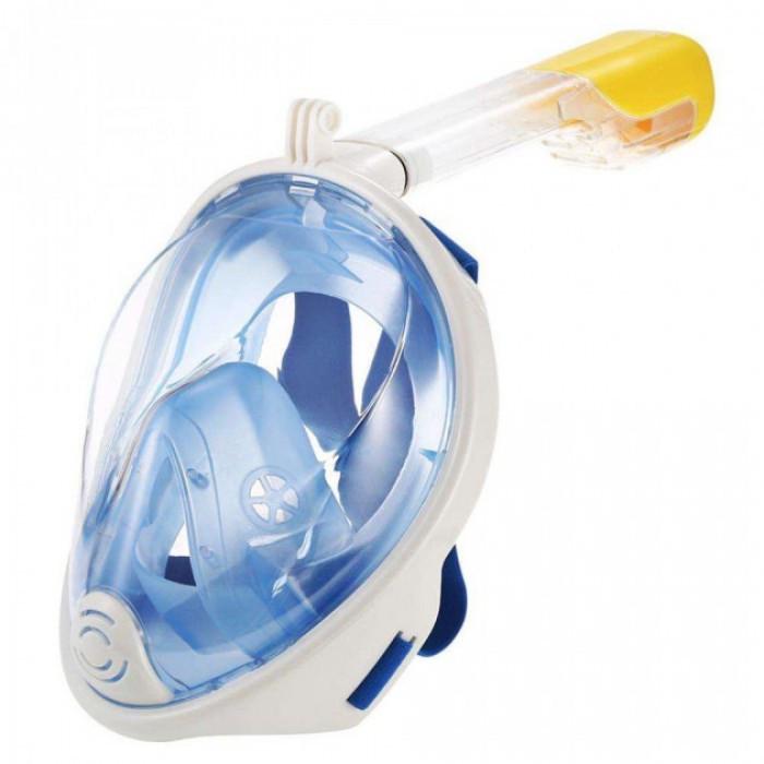 Панорамная маска для плавания Free Breath M2068G L/XL Синий (1526281618) Панорамная маска для плавания Free Breath M2068G L/XL Синий (1526281618)