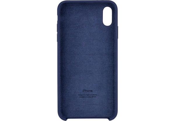 Чехол-накладка Apple Silicone Case for iPhone Xr, Midnight Blue (HC) - фото 3