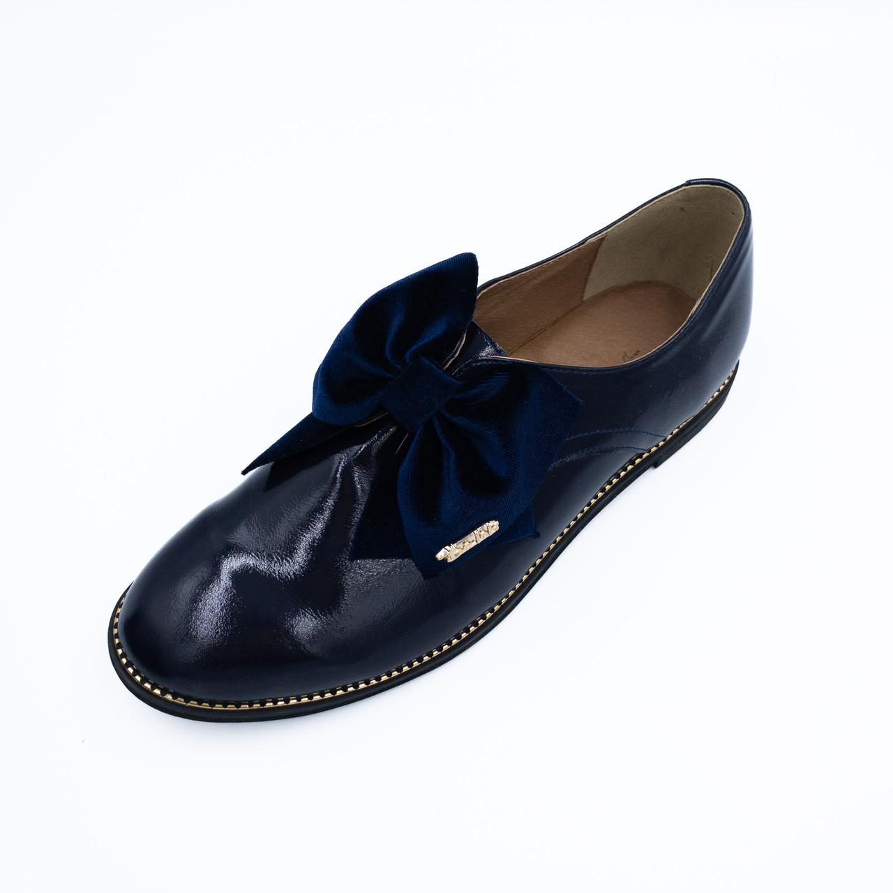 Лофери для дівчинки Belali-Beloli шкіра р. 38 Синій (397-6) - фото 3 Лофери для дівчинки Belali-Beloli шкіра р. 38 Синій (397-6) - фото 3