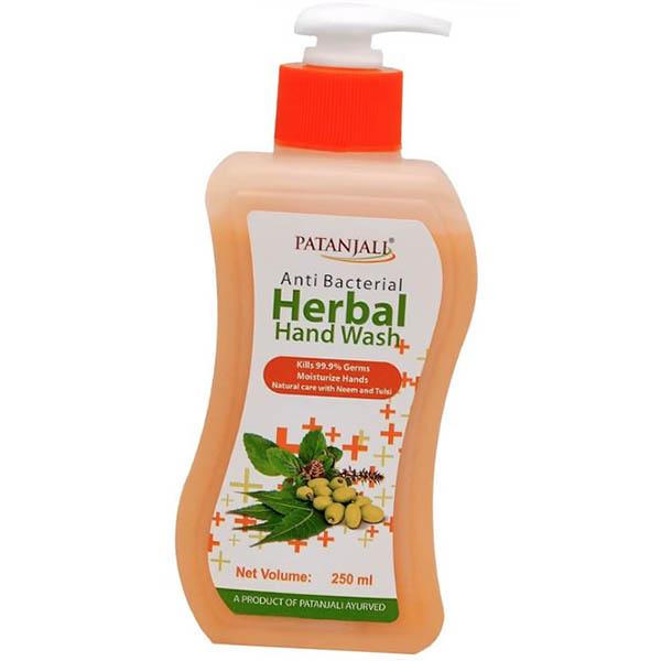 Средство для мытья рук Patanjali Herbal Hand Wash антибактериальное 250мл (43635051)