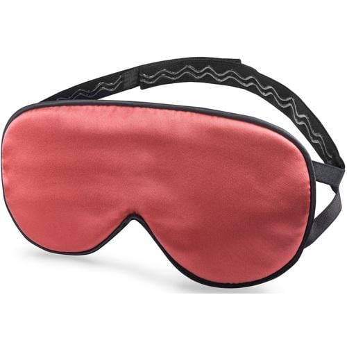 Маска для сна шелковая Чумацький Шлях с нескользящей резинкой Терракотовый (1178-02)