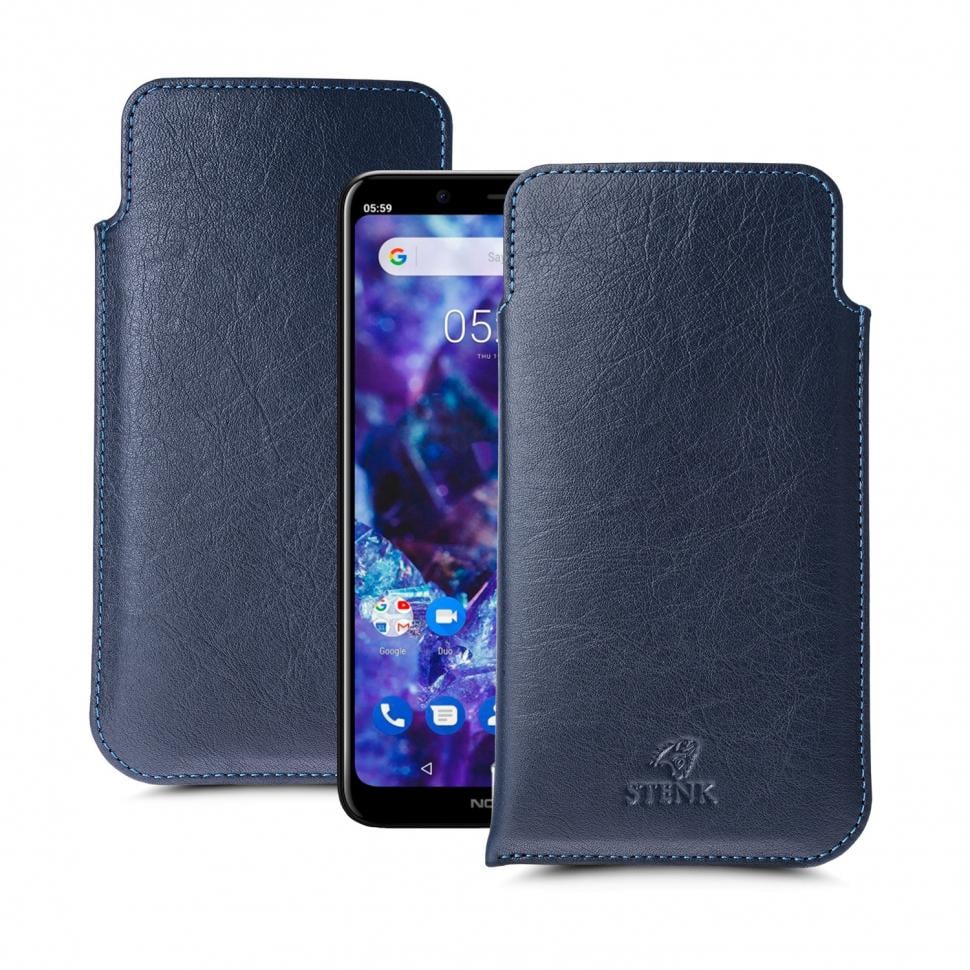 Футляр Stenk Elegance для Nokia 5.1 Plus Синий (63324)