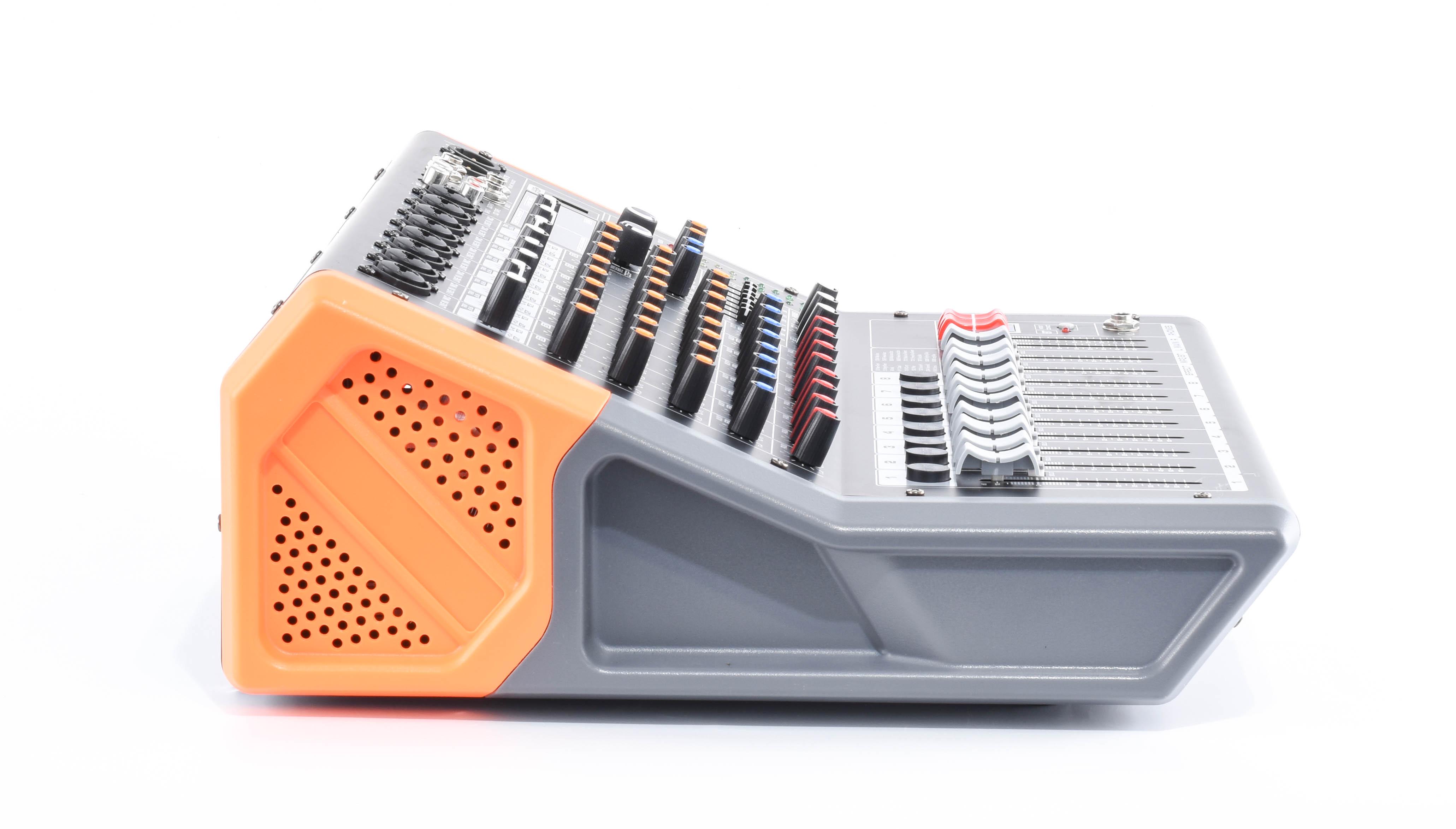 Микшерный пульт активный с усилителем 2х500 Вт 8 каналов USB Bluetooth 99 DSP эффектов (0030) - фото 2 Микшерный пульт активный с усилителем 2х500 Вт 8 каналов USB Bluetooth 99 DSP эффектов (0030) - фото 2