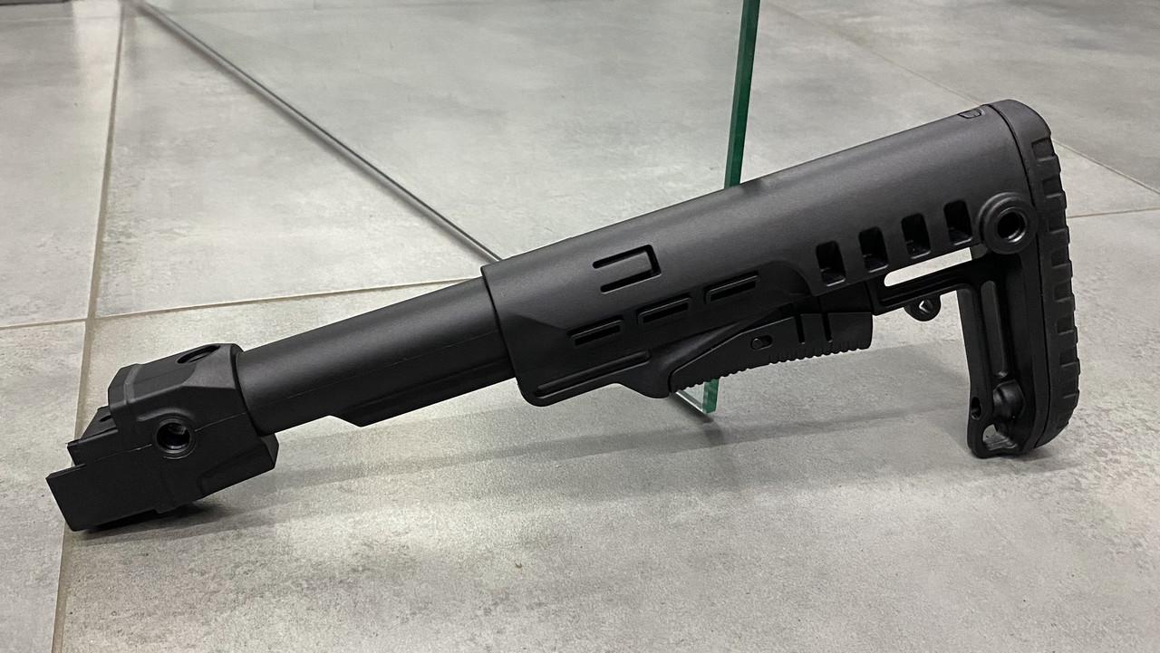 Прямой приклад DLG TACTICAL DLG-087 с трубкой DLG-146 телескоп/без подщечника/антабка на 2 стороны Черный (241778-241771) - фото 2 Прямой приклад DLG TACTICAL DLG-087 с трубкой DLG-146 телескоп/без подщечника/антабка на 2 стороны Черный (241778-241771) - фото 2