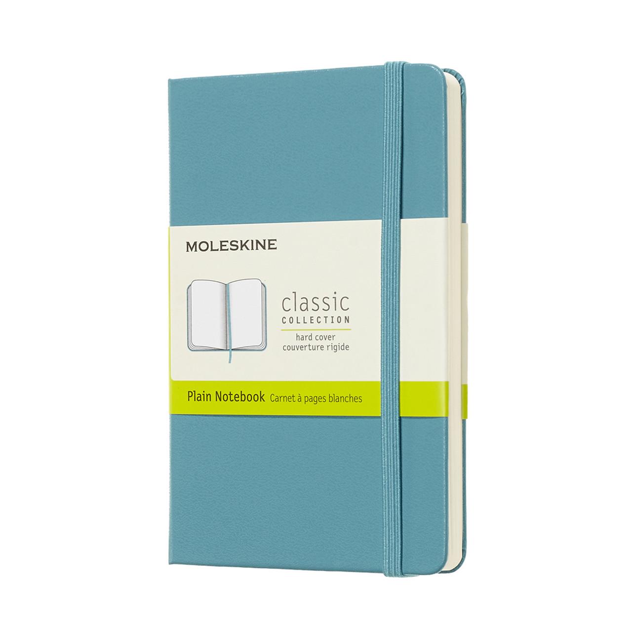 Блокнот Moleskine Classic карманный 9х14 см 192 страницы нелинованный океанский Синий