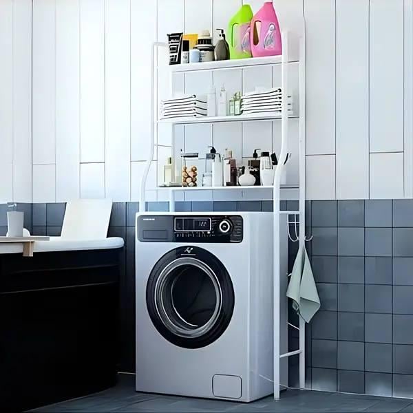 Підставка під пральну машину підлогова металева 68х32х166 см