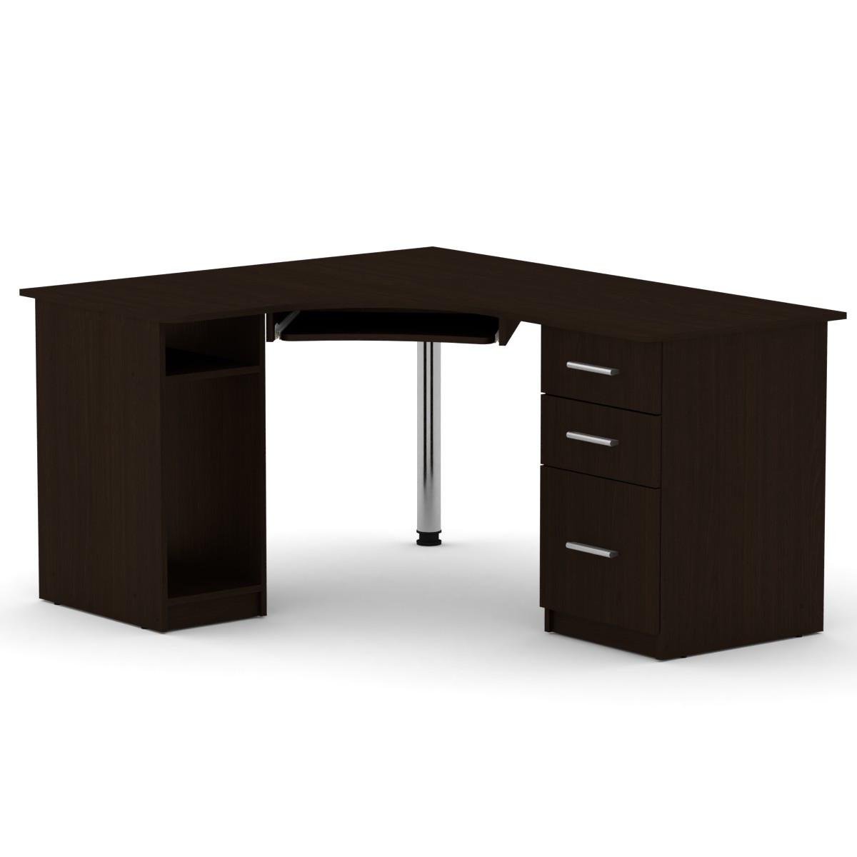 Стол письменный угловой Компанит СУ-9 150х125х73,6 см Венге темный (23163908)