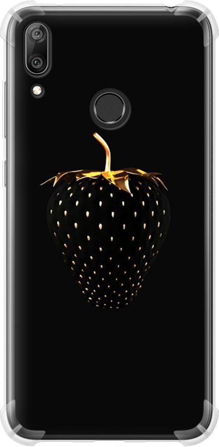 Чехол на Huawei Y7 2019 Черная клубника (3585sp-1638-42517)