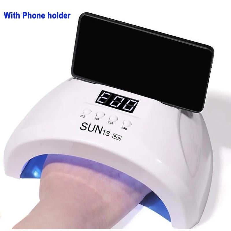 Лампа SUN для сушіння гель лаку 48 W LED/UV LED дисплей Білий (1S) - фото 3 Лампа SUN для сушіння гель лаку 48 W LED/UV LED дисплей Білий (1S) - фото 3