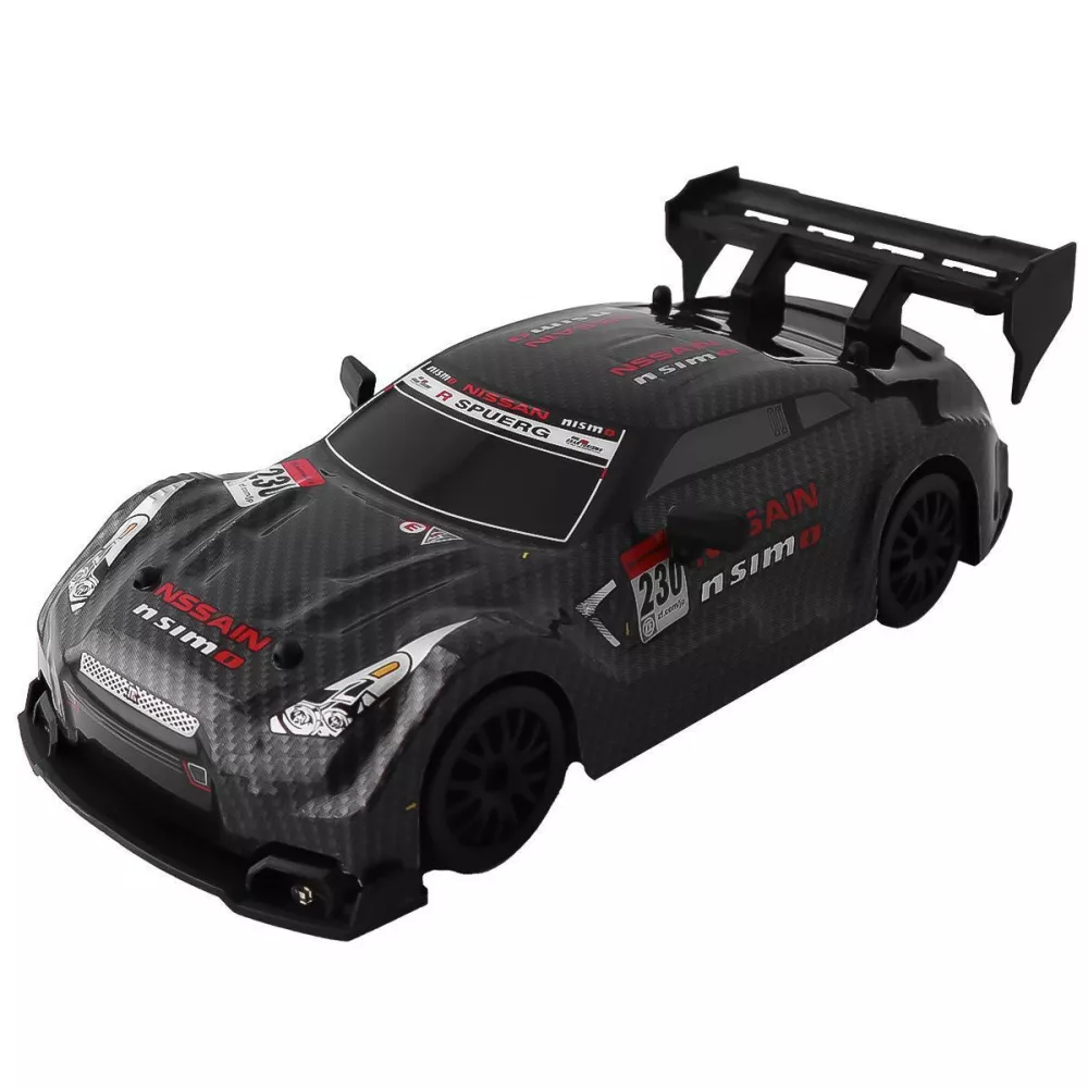 Радіокерована машинка для дрифту Nissan GT-R R35 Turbo повний привід 2,4 ГГц 18 км/год Black (632519)