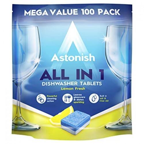 Таблетки Astonish для посудомоечных машин 100 шт.