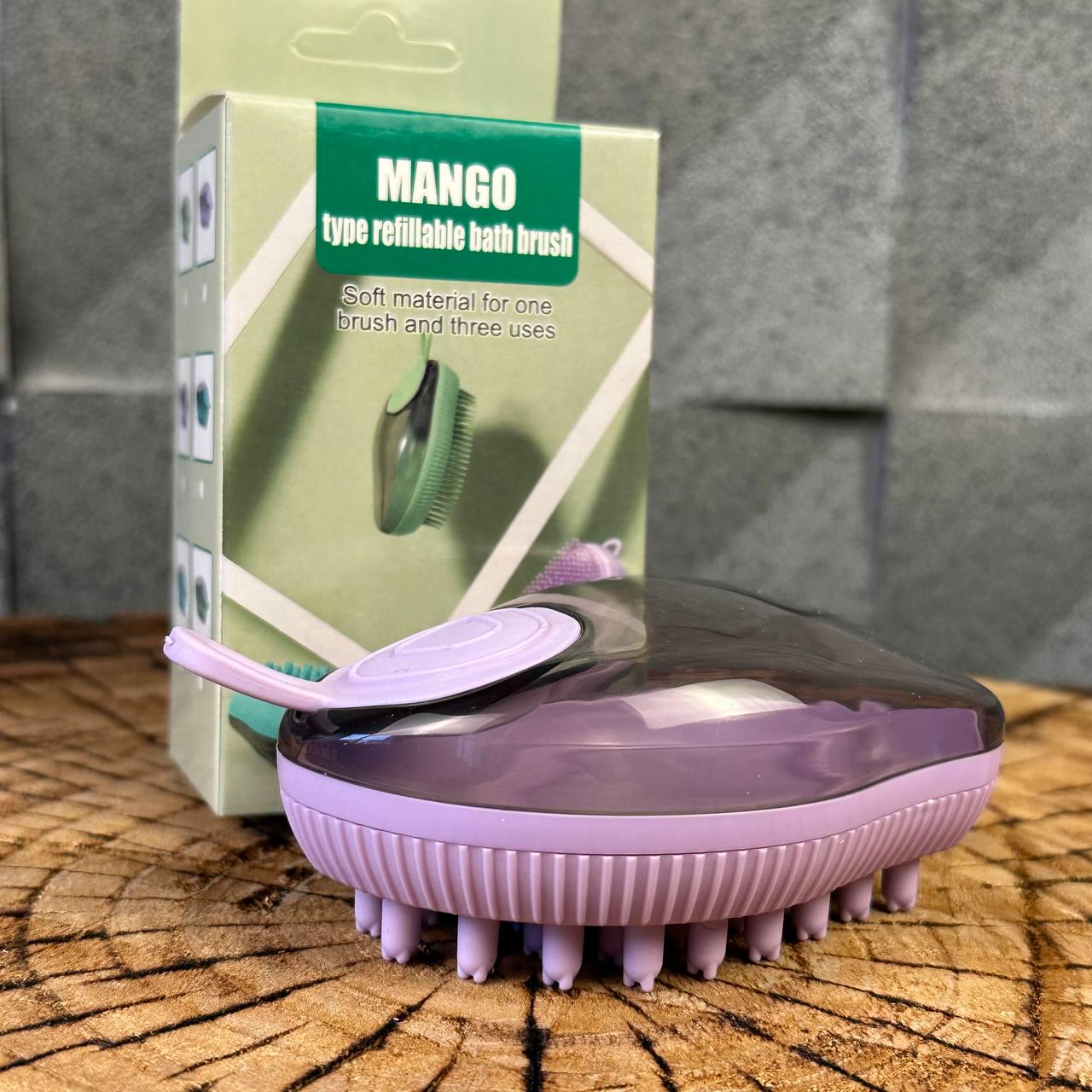 Мочалка для собак Bath Brush Iris с отсеком для шампуня массажная Мочалка для собак Bath Brush Iris с отсеком для шампуня массажная