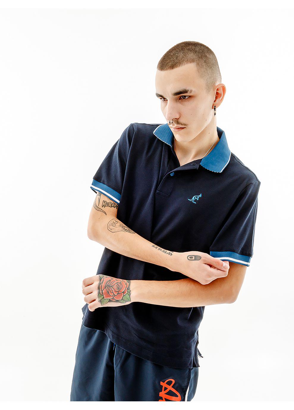 Футболка мужская Australian LINES POLO PIQUE' EL R-FIT M Синий (7dLSUPO0010-842 M)