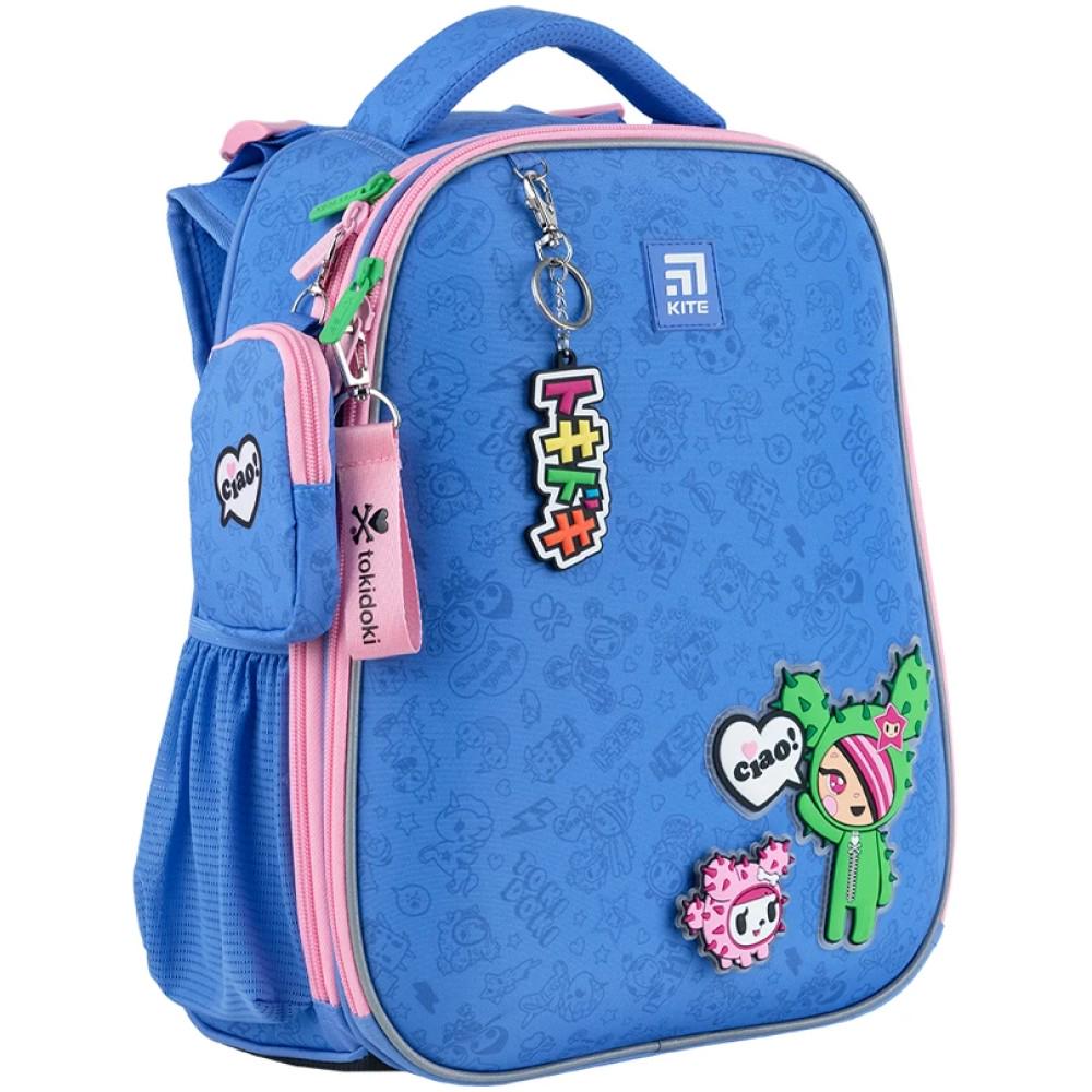 Школьный рюкзак каркасный KITE Education Tokidoki 16 л Синий (TK24-531M)