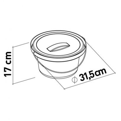Відро для туалетного стільця KING-CMD-00 (KING-BC-00) - фото 3 Відро для туалетного стільця KING-CMD-00 (KING-BC-00) - фото 3