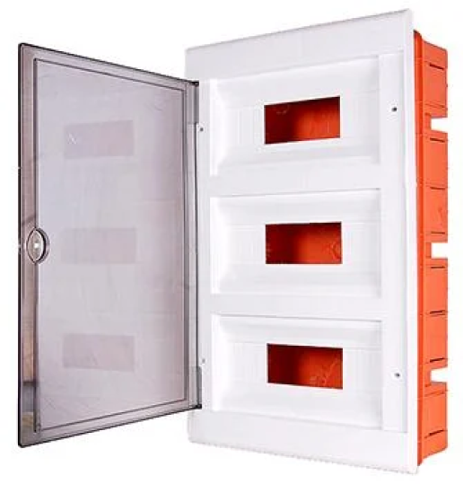 Щит розподільний E.NEXT e.plbox.stand.w.36 36 модулів пластик 480х310х90 мм Прозорий (CBA936)