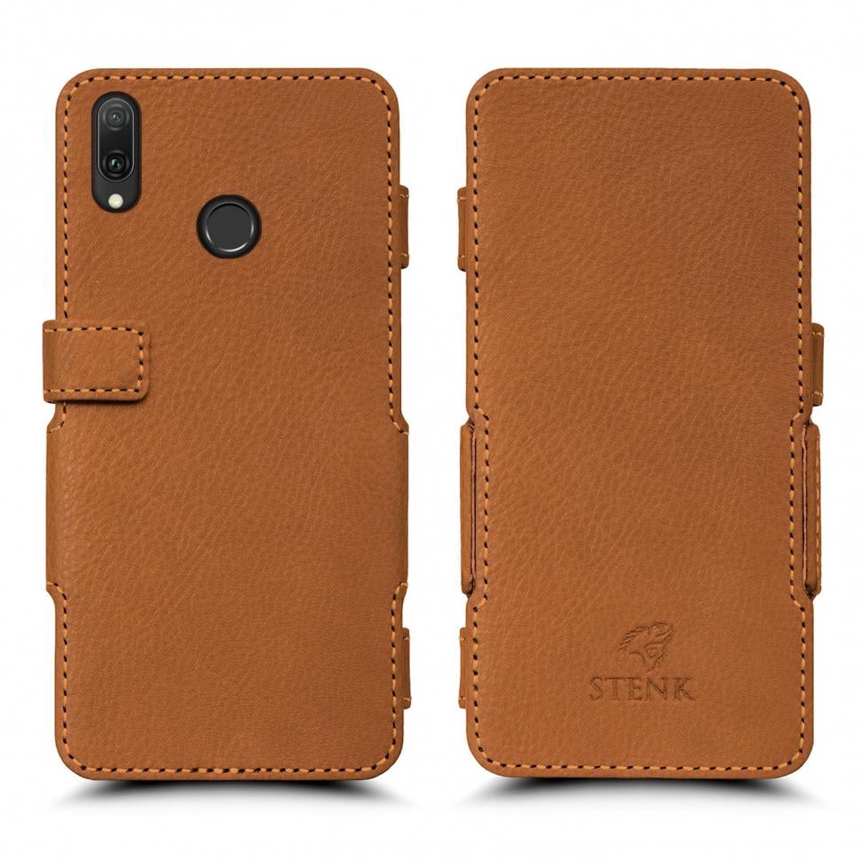 Чехол книжка Stenk Prime для Huawei Y9 (2019) Camel (63646)