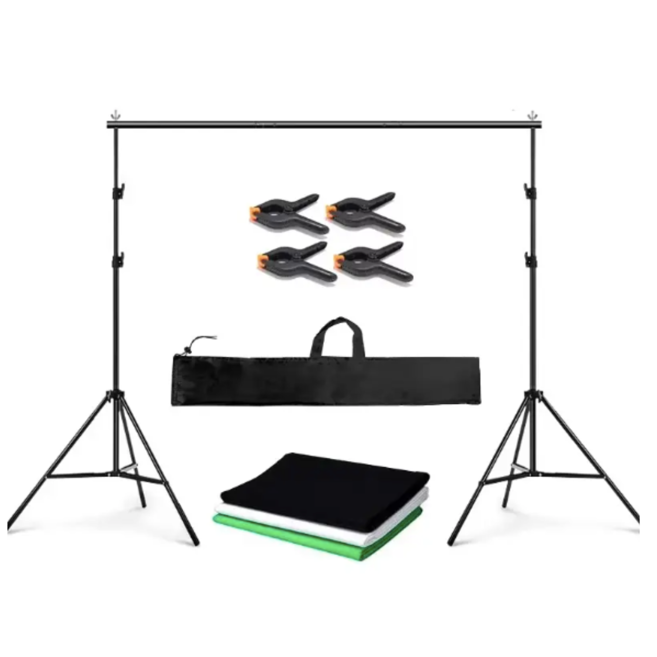Комплект постоянного света набор софтбоксов/фоны со стойкой/лампы 150W с регулировкой режима освещения (25070158) - фото 7 Комплект постоянного света набор софтбоксов/фоны со стойкой/лампы 150W с регулировкой режима освещения (25070158) - фото 7