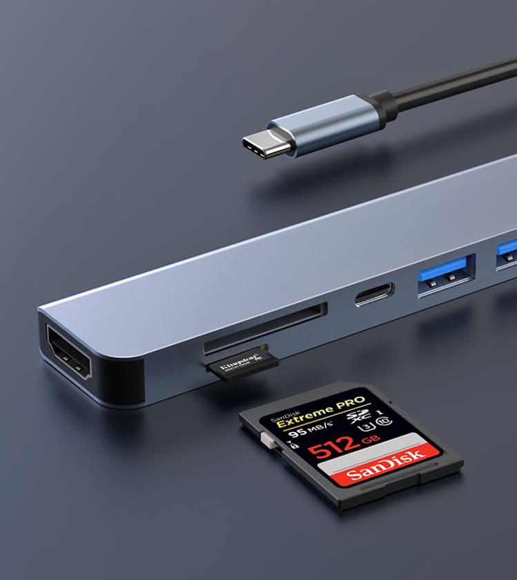 Хаб-USB для Apple DP Type C 4k HDMI-PD-USB C 3.0/3.1 - фото 10