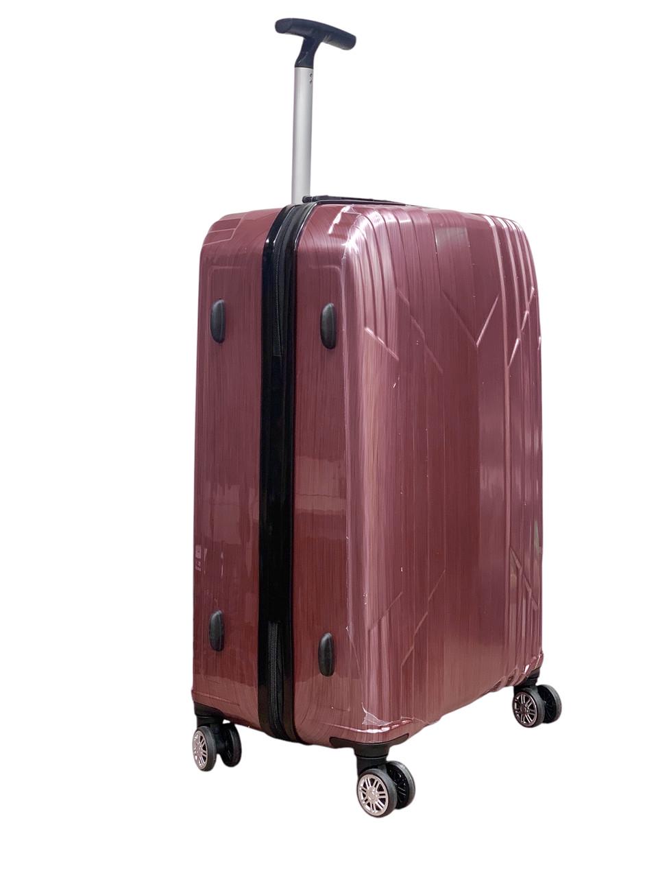 Чемодан Reymond PP006-L полипропилен на 4-х двойных колесах большой L 110 л - фото 3