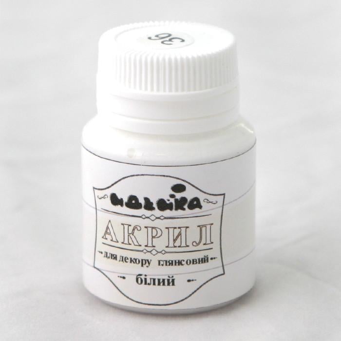 Акриловая краска Идейка 20 мл Белый (skl-98236)