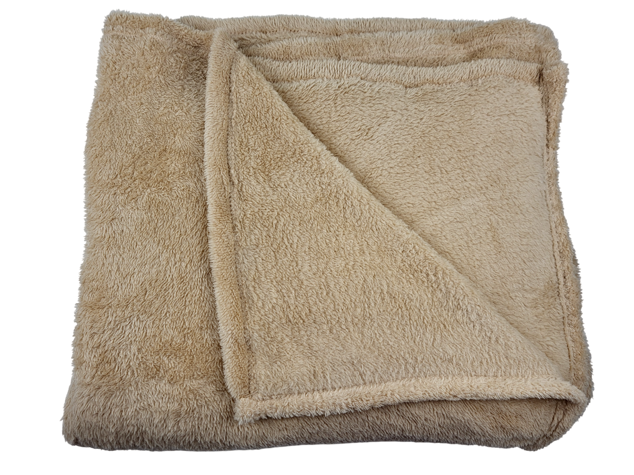 Плед флисовый евро 200х230 см Светло-бежевый (1744) - фото 3 Плед флисовый евро 200х230 см Светло-бежевый (1744) - фото 3