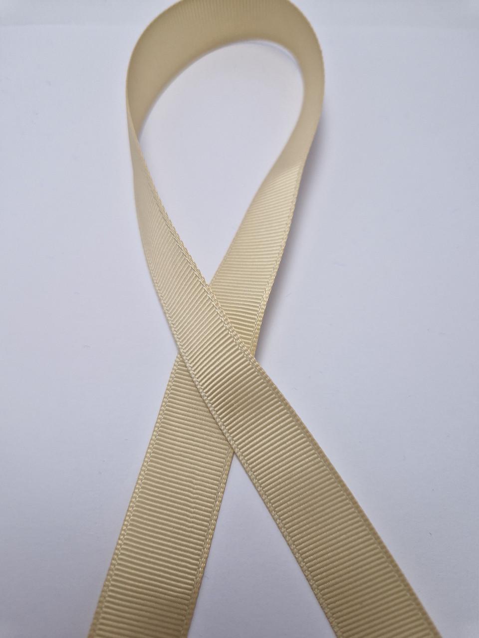 Стрічка репсова 2 см Бежевий (1853727998)