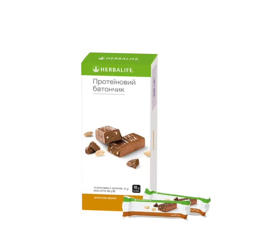 Батончики протеиновые со вкусом арахиса Гербалайф herbalife