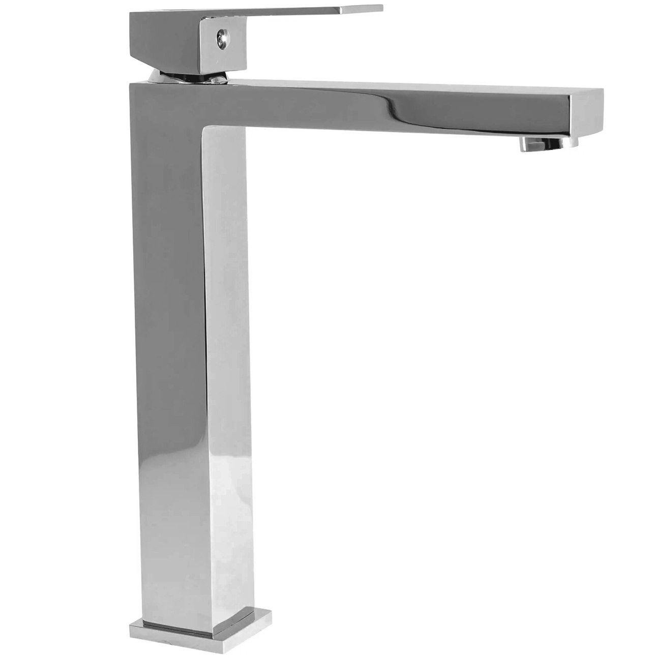 Смеситель для умывальника CUBO REA FENIX CHROM REA-B9851 высокий однорычажный Хром (133961) Смеситель для умывальника CUBO REA FENIX CHROM REA-B9851 высокий однорычажный Хром (133961)