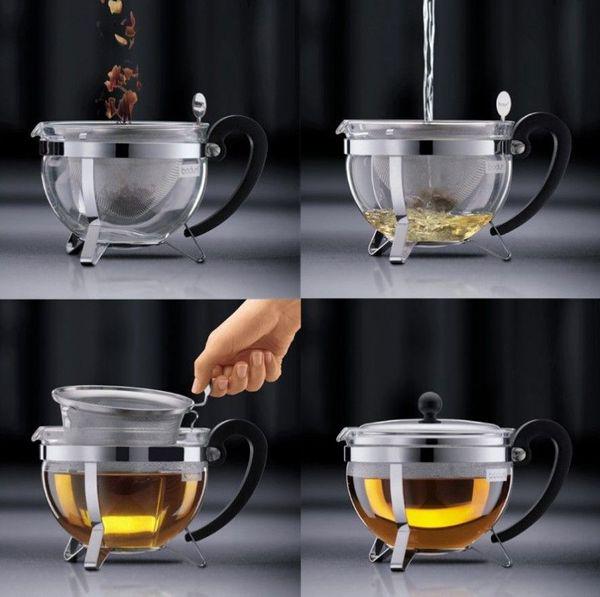 Чайник заварочный Bodum Chambord 1,3 л (1921-16-6) - фото 6 Чайник заварочный Bodum Chambord 1,3 л (1921-16-6) - фото 6